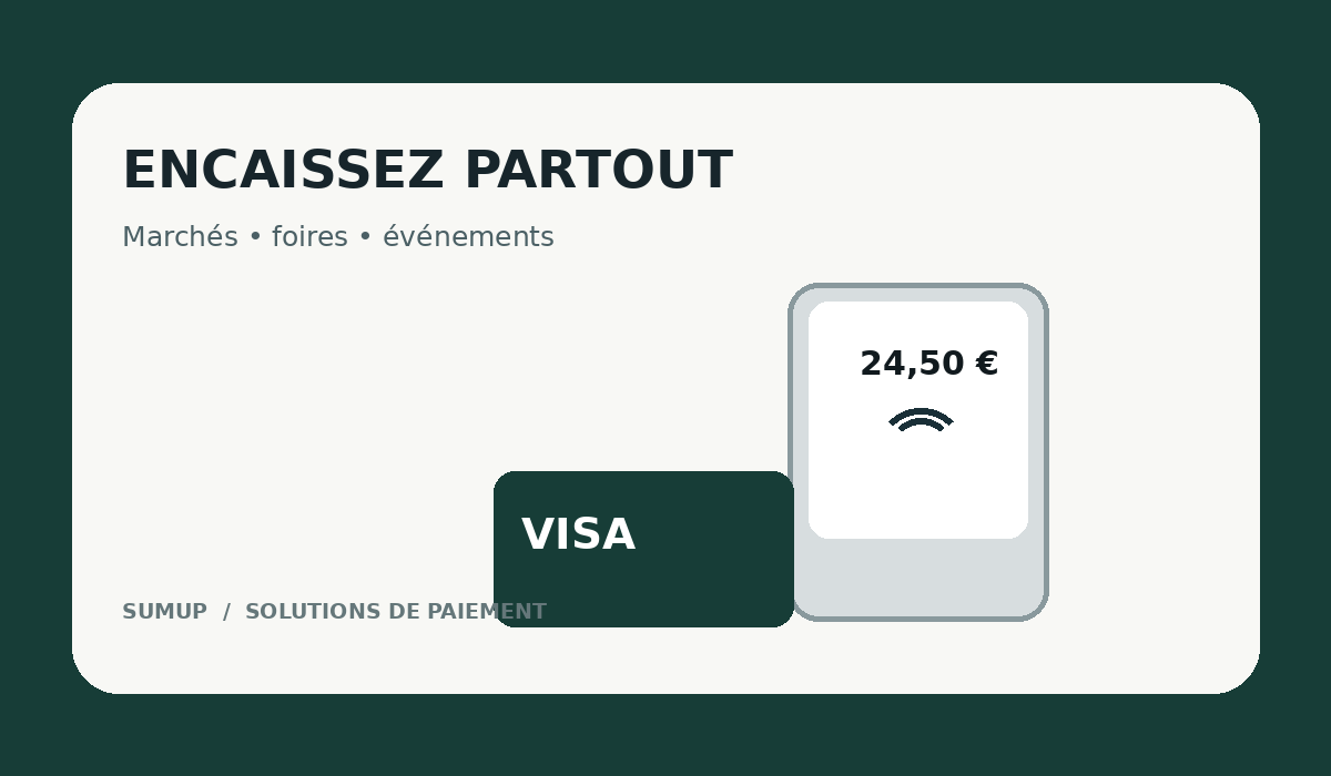 Paiement mobile sur un marché